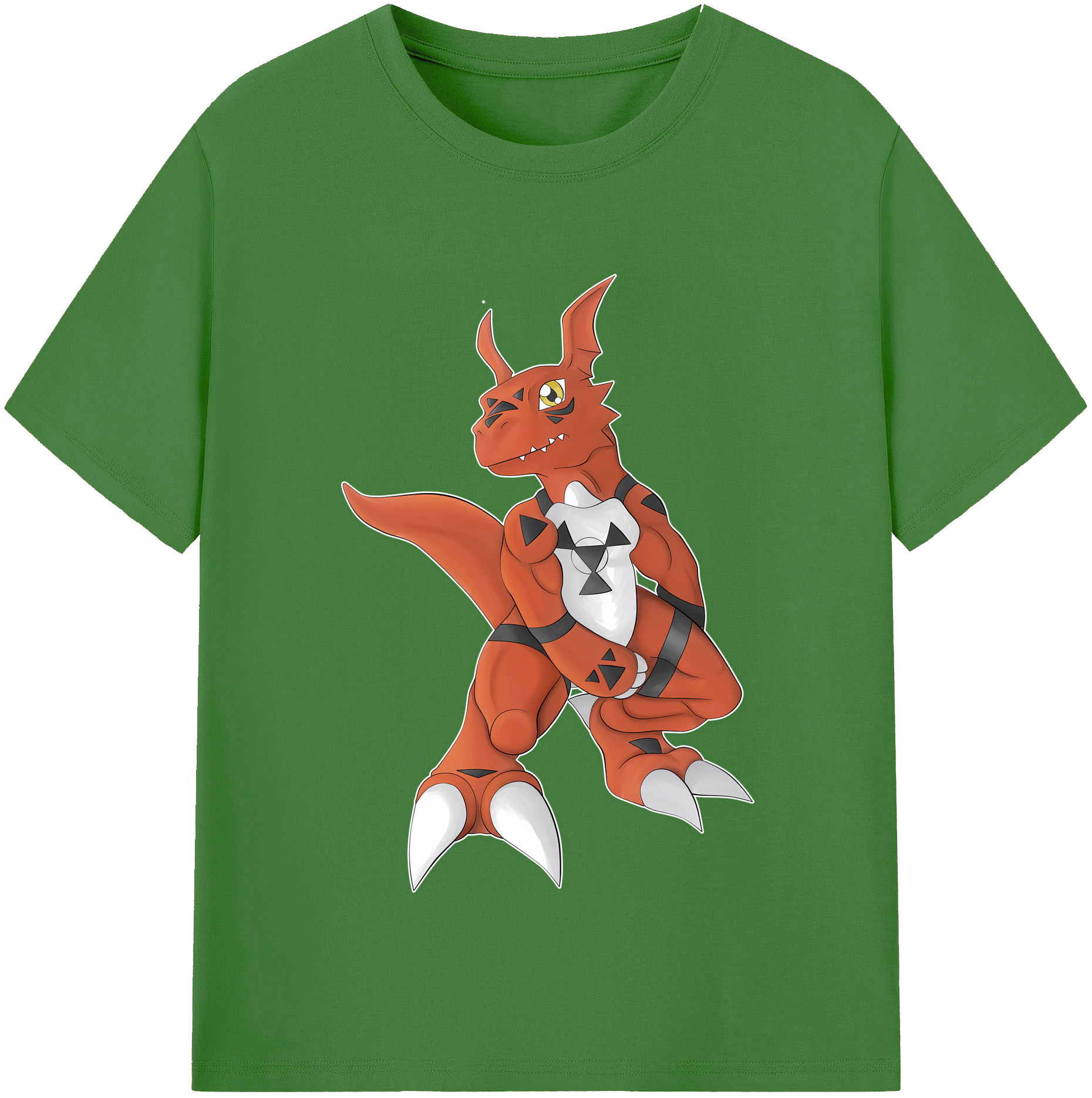 （画像用） Digimon デジタルモンスター/デジモン レディースカジュアルプリントTシャツ（綿100％）